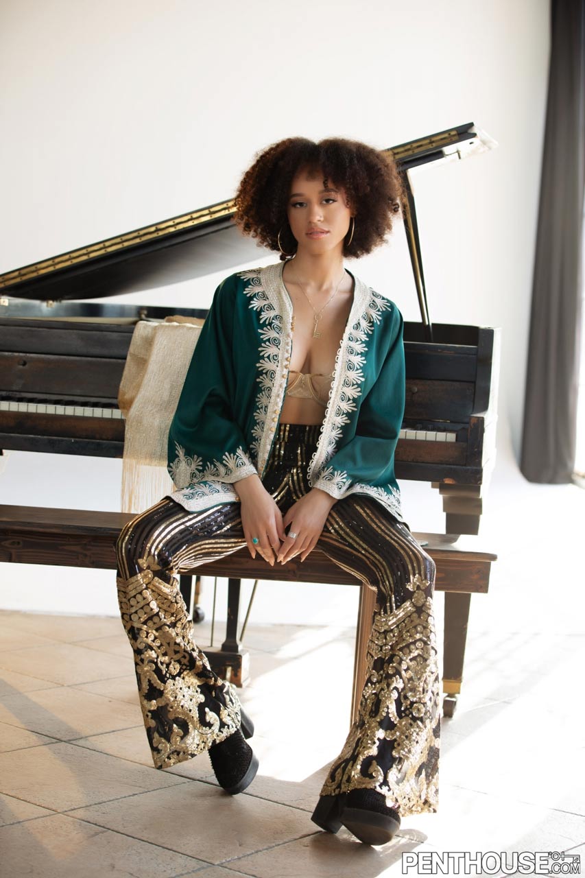 Beautiful Stormi Maya Penthouse Pet of the Month March 2022. The accomplished actress, model and vocalist also fronts the nu metal band Cinnamon Babe.